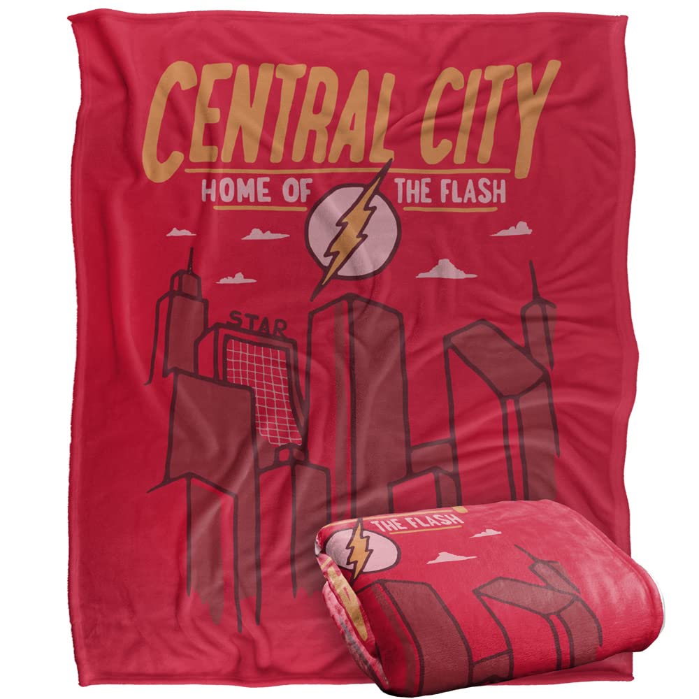 FLASH The Blanket, 152 x 127 cm The Central City Silky Touch Super Soft Throw Blanket