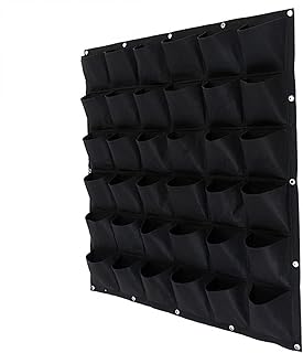 Sponsored Ad - 36 Pockets Vertical -Hanging Growing Bag Outdoor/Indoor Planter for Wall Garden Flower -Decor Fence Hanger ...