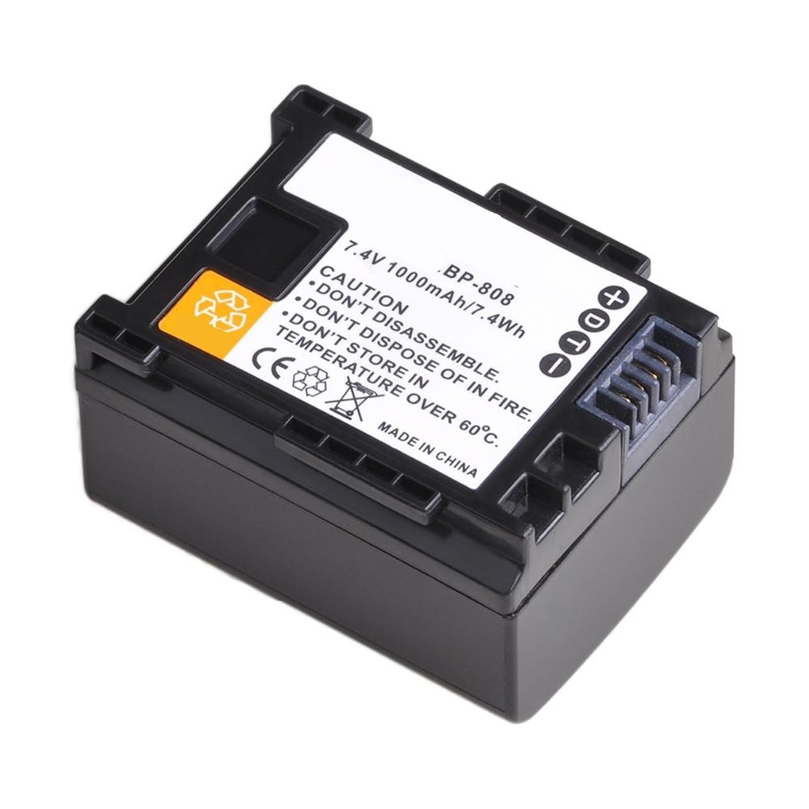 1000mAh BP-808 BP 808 Cámara BP-827 BP 827 BP-819 BP-807 BP-809 XA10 HF20 HF10 HF100 HG20