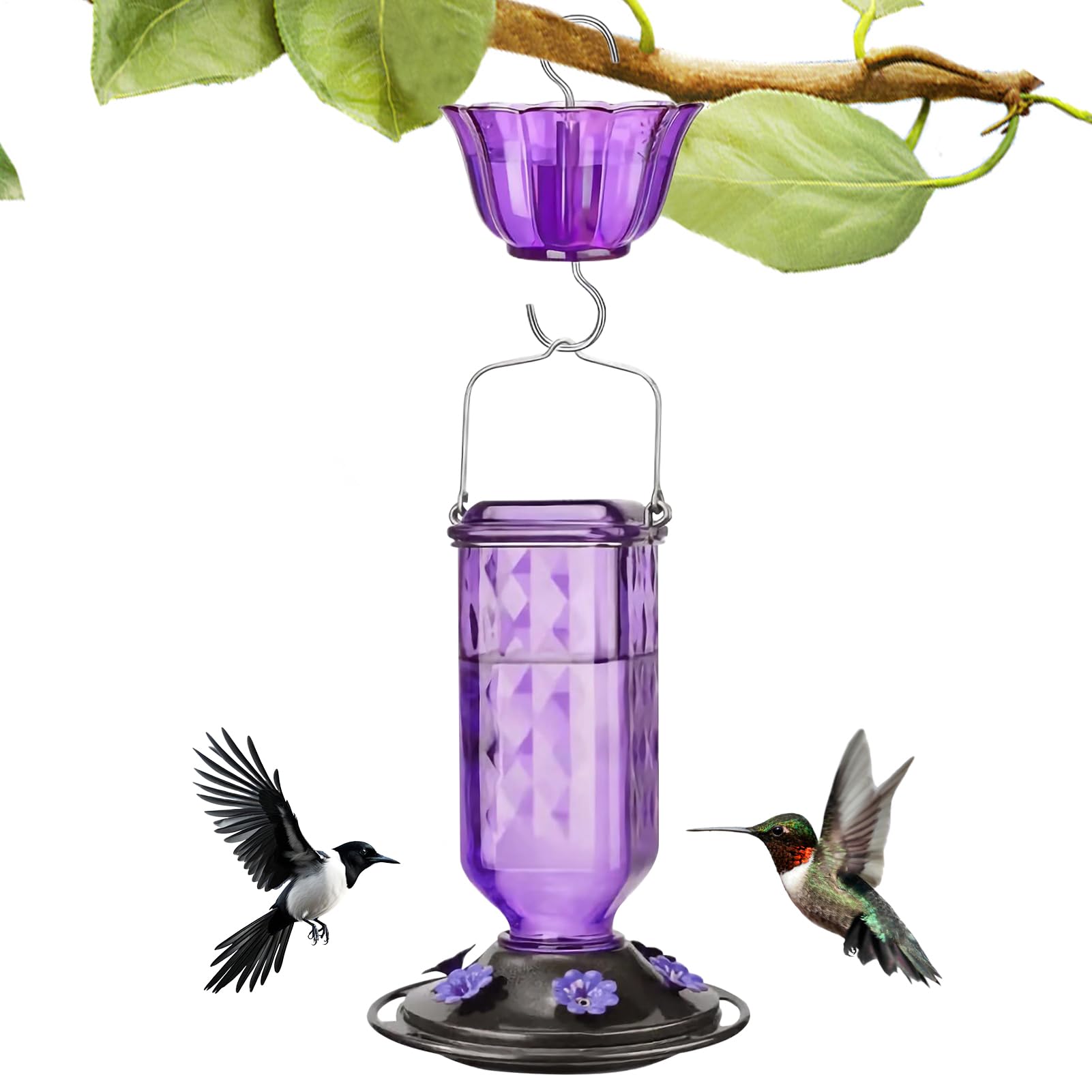 Mangeoire colibri décoration jardin idée cadeau pour passionné observation oiseaux