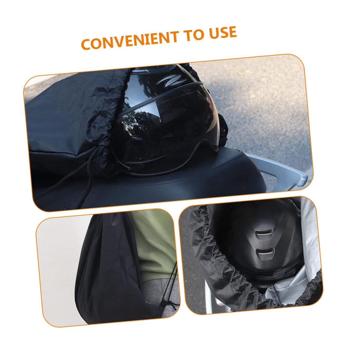 Cabilock 4 Pezzi Borsa Porta Casco Sportiva Zaino Pratico per Caschi Attrezzature Sportive Sacchetto con Cordino per Caschi e Accessori per Scuola e Attività