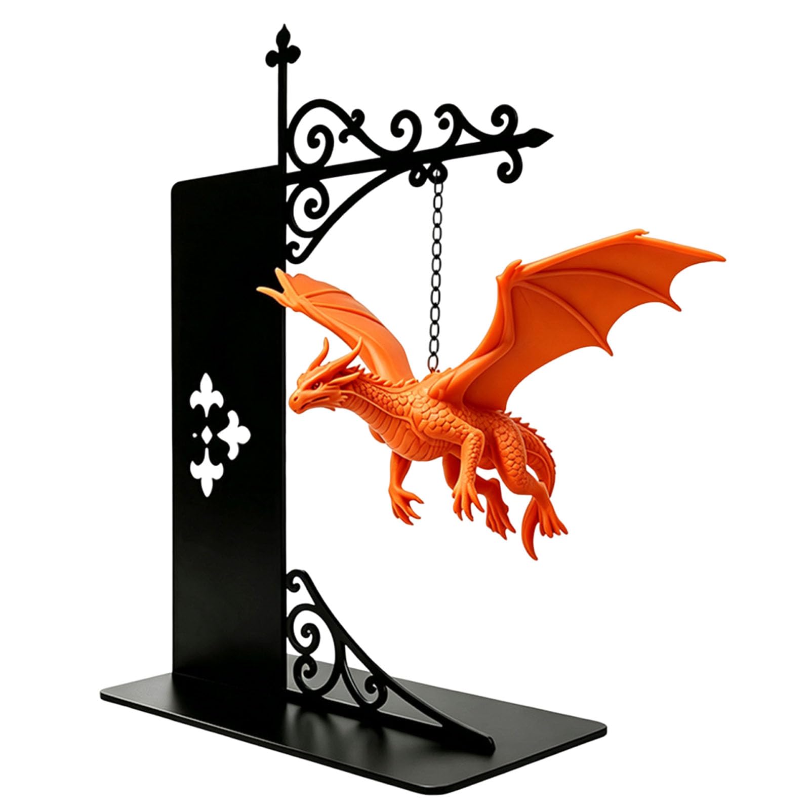Floating Dragon Book Nook Light | Library Lantern Mini Bookshelf Lamp