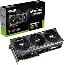 ASUS TUF Gaming GeForce RTX 4070 OC Edition Gaming Graphics Card (PCIe 4.0, 12GB GDDR6X, DLSS 3, HDMI 2.1a, DisplayPort 1.4a)