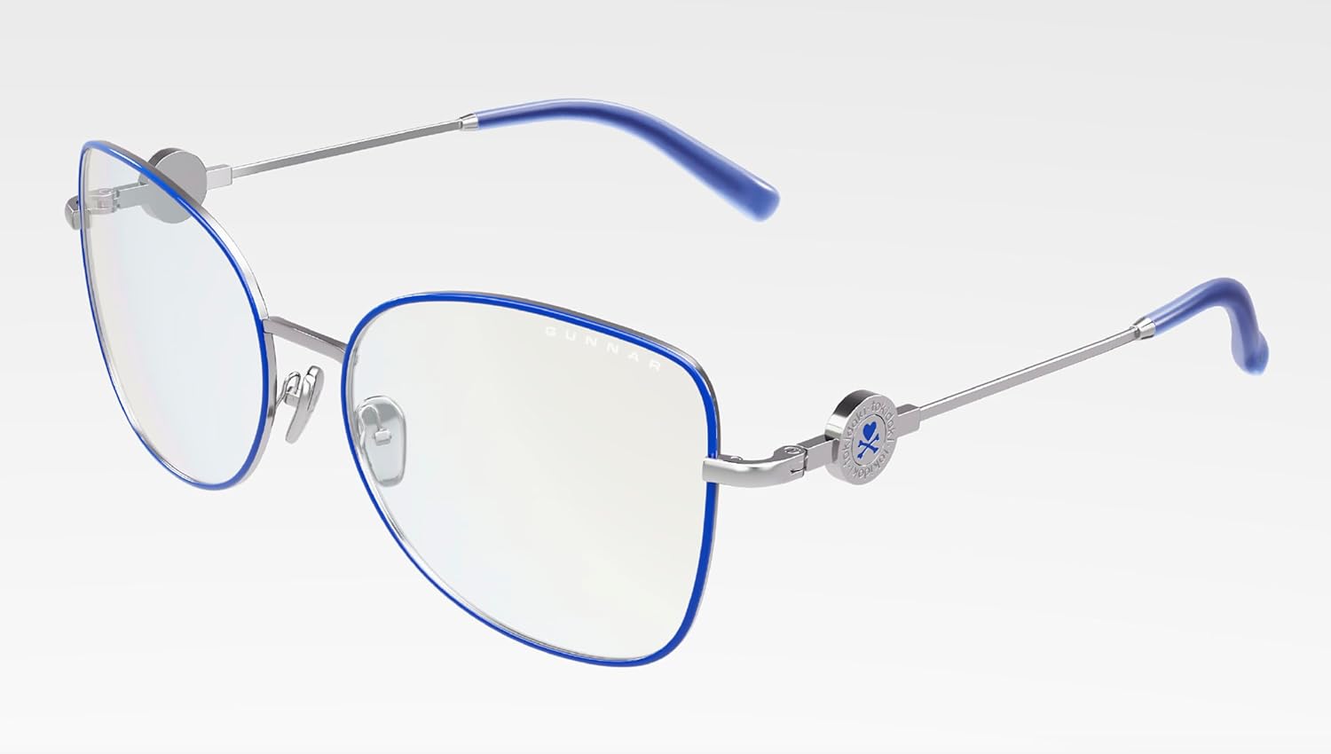 GUNNAR Computer Glasses - tokidoki Digital Princess Periwinkle Clear Lens - Blue Light Blocking Anti Glare