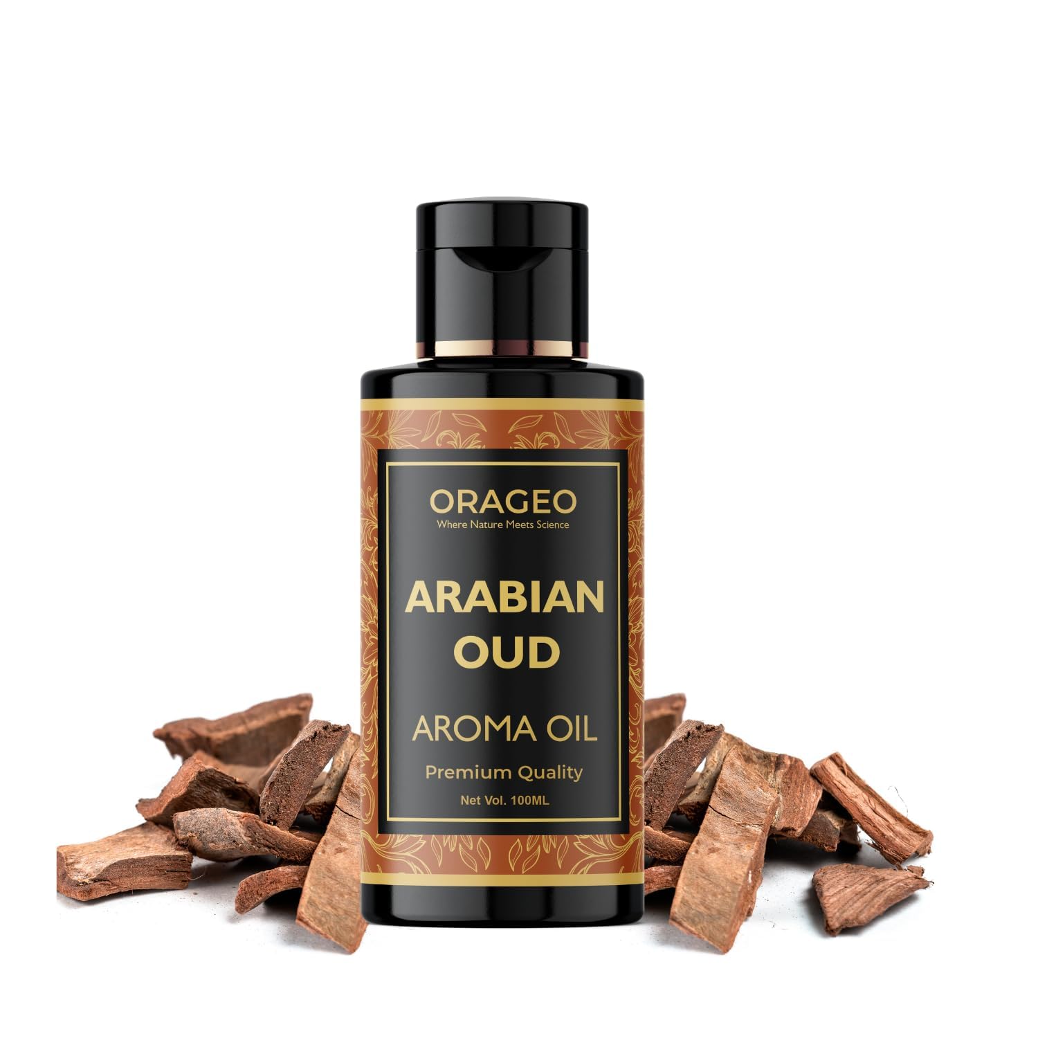 Luxury Arabian Oud Diffuser Oil - 100Ml | Premium Diffuser Oil For Diffuser & Humidifier | Strong & Long-Lasting Aroma | Arabian Oud Fragrance Oil