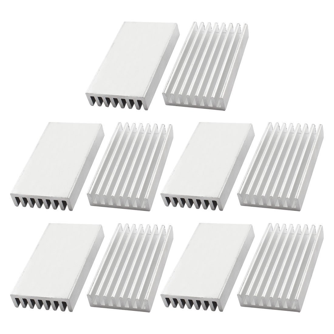 Ubersweet® Imported 10PCS 50x28x8mm Aluminum Heatsink Cooling for LED Power Memory Chip_87104-image-48