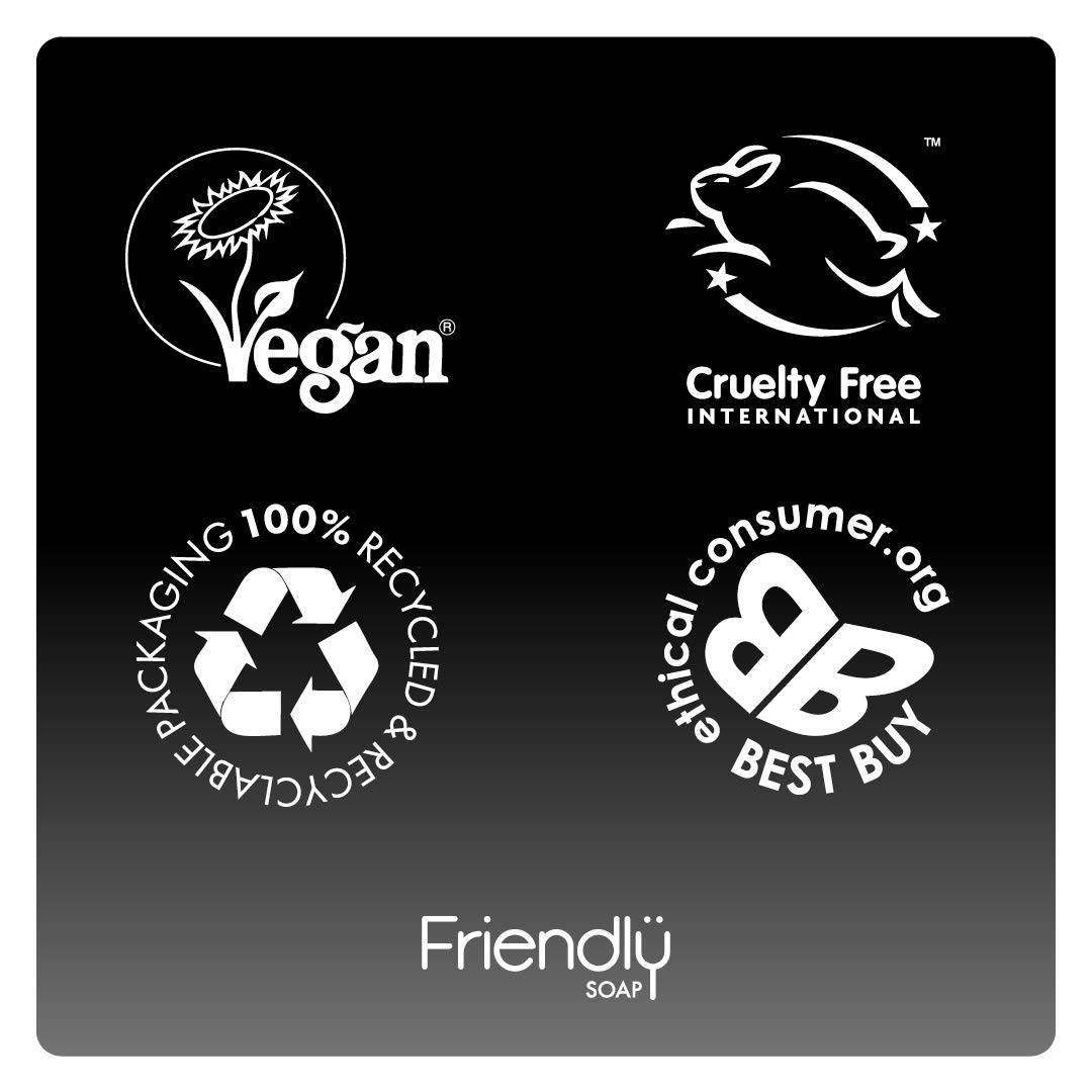 Friendly Soap Naturalny węgiel aktywowany mydło w formie detoksykacji (6 szt.)