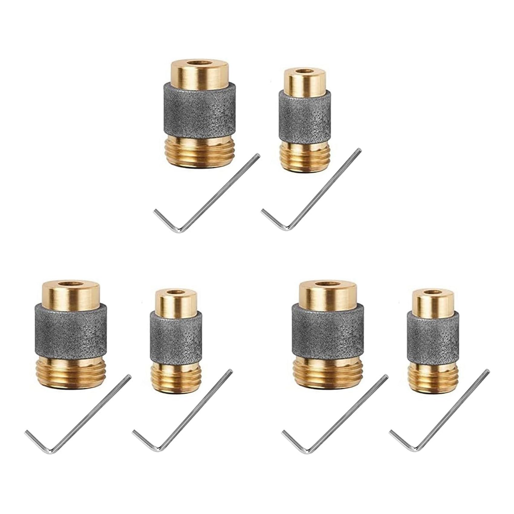 Jnchdghwa Yellow 6X Mcbl58 Mcbl1 Grinding Bit Ceramic Glass Abrasive Tool Mini Portable For Glass Grinder