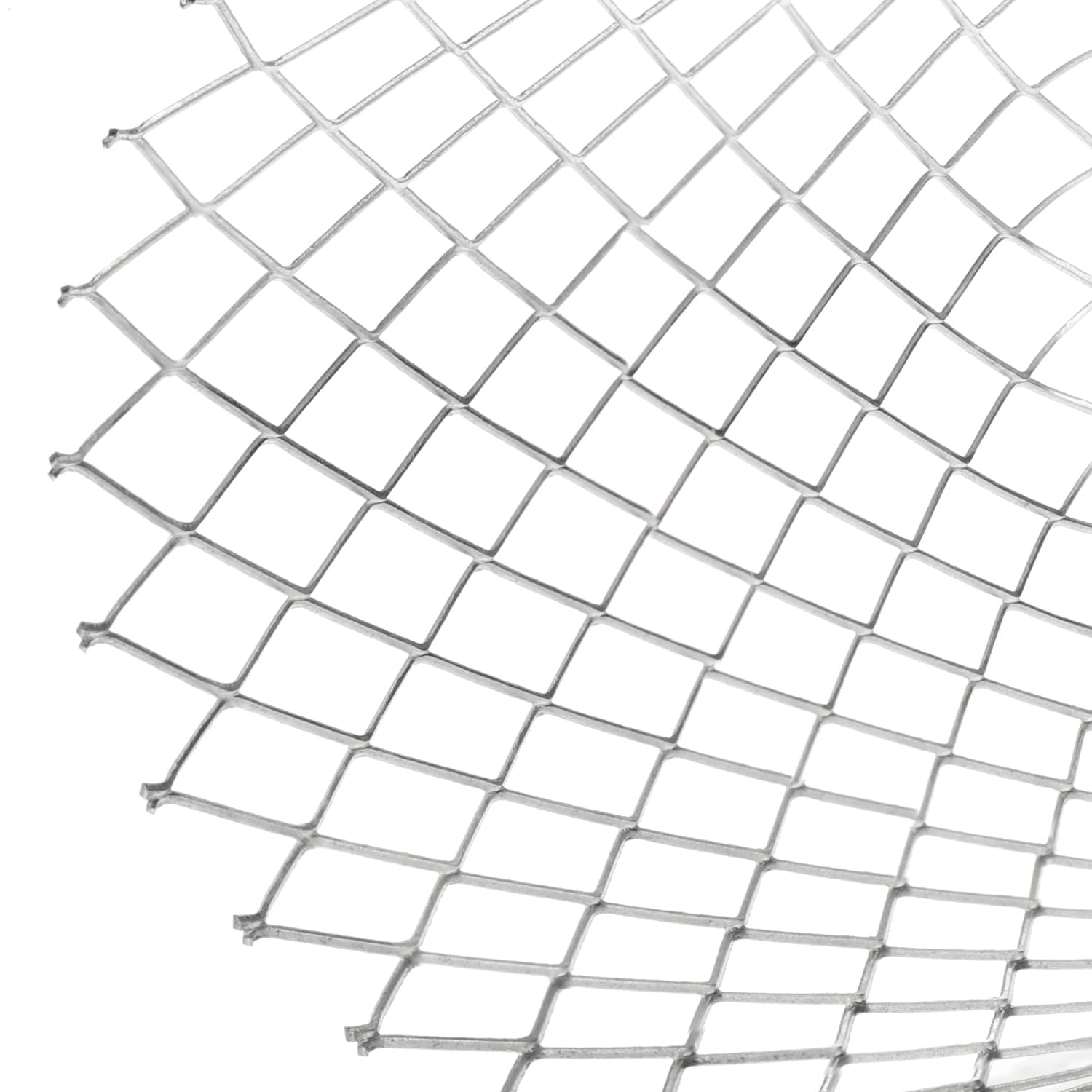 com-four® 4X Protezioni per grondaie per pluviali in Acciaio zincato - Protezione dalle Foglie per Tubi da 6,5-9 cm Ø - setaccio per Foglie Contro (Set 7 - Protezione pluviale in Acciaio 4X)