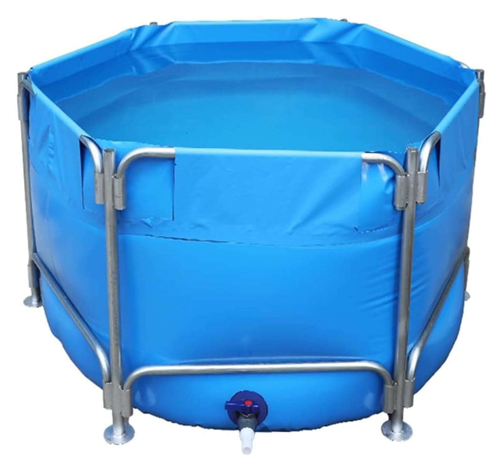 Bassin à poissons hors sol grand aquarium extérieur avec vanne de vidange