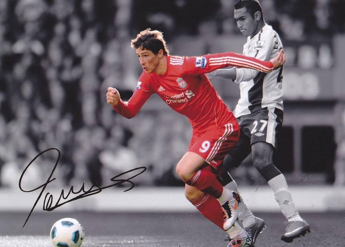 Amazon.co.jp: フェルナンドトーレスサイン入りフォト