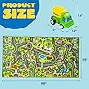 JOYIN - Alfombra de Juego para niños con 12 vehículos retráctiles, Alfombra Duradera para niños, Juego de simulación Urbano, Alfombra con Pista de Coches para niños pequeños #5