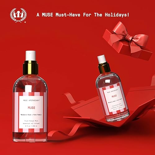 Miniatura 132 de Muse Apothecary Flush Ritual - Aerosol aromático y refrescante para inodoro, uso antes de ir, 4 onzas, infundido con aceites esenciales naturales