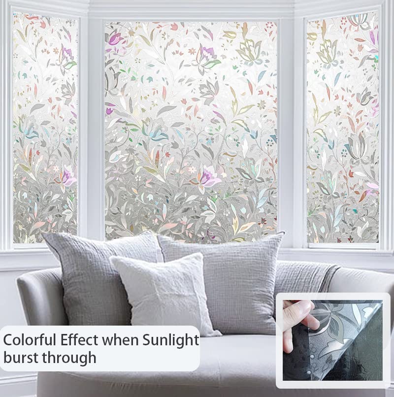 Frosted Glass Film Wisomhome Privacy Window Film - Reeded Glass Decal ...