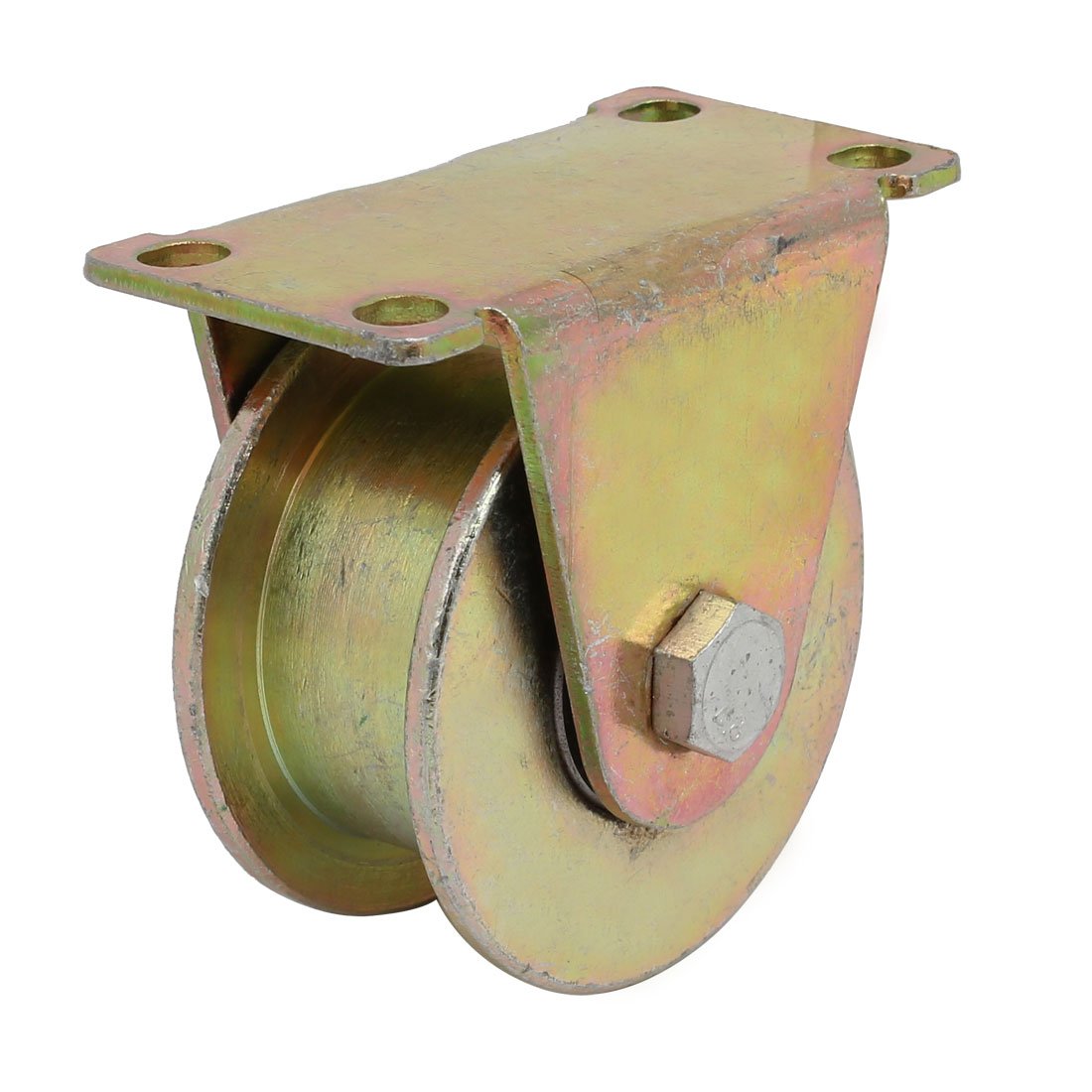 Aexit 80mm Dia Wheel H Shaped Groove Bearing Rigid Caster Wheel Industrial Hardware (0295d5dbff0208d635cda8240ed4958f)