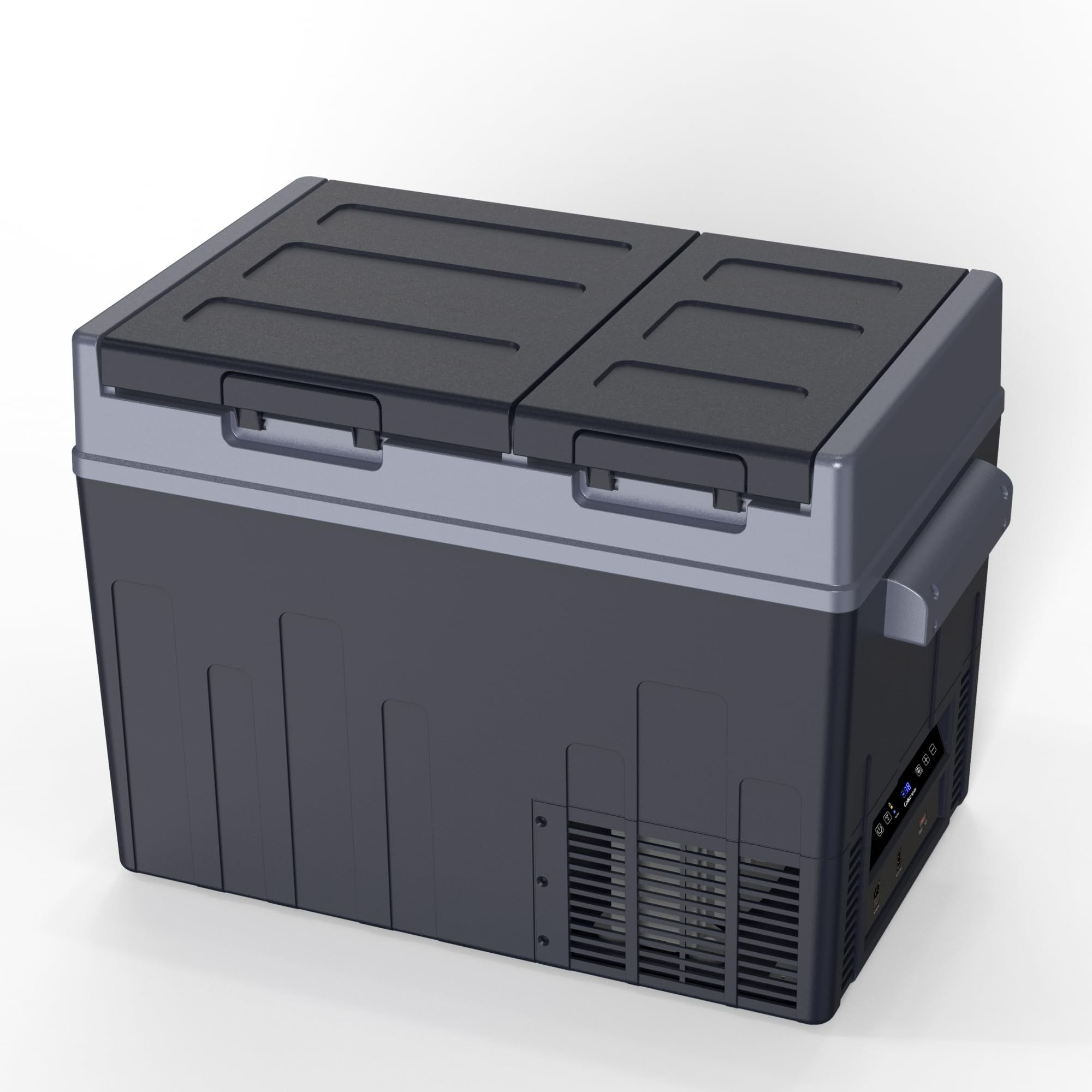 CIGREEN 12V Car Refrigerator 38 Quart (36L) Portable Friger Dual Zone Two Doors -4?-50? Car Fridge Portable Freezer with 12/24V DC & 110-240V AC for RV Camping Travel Truck Outdoor Home use