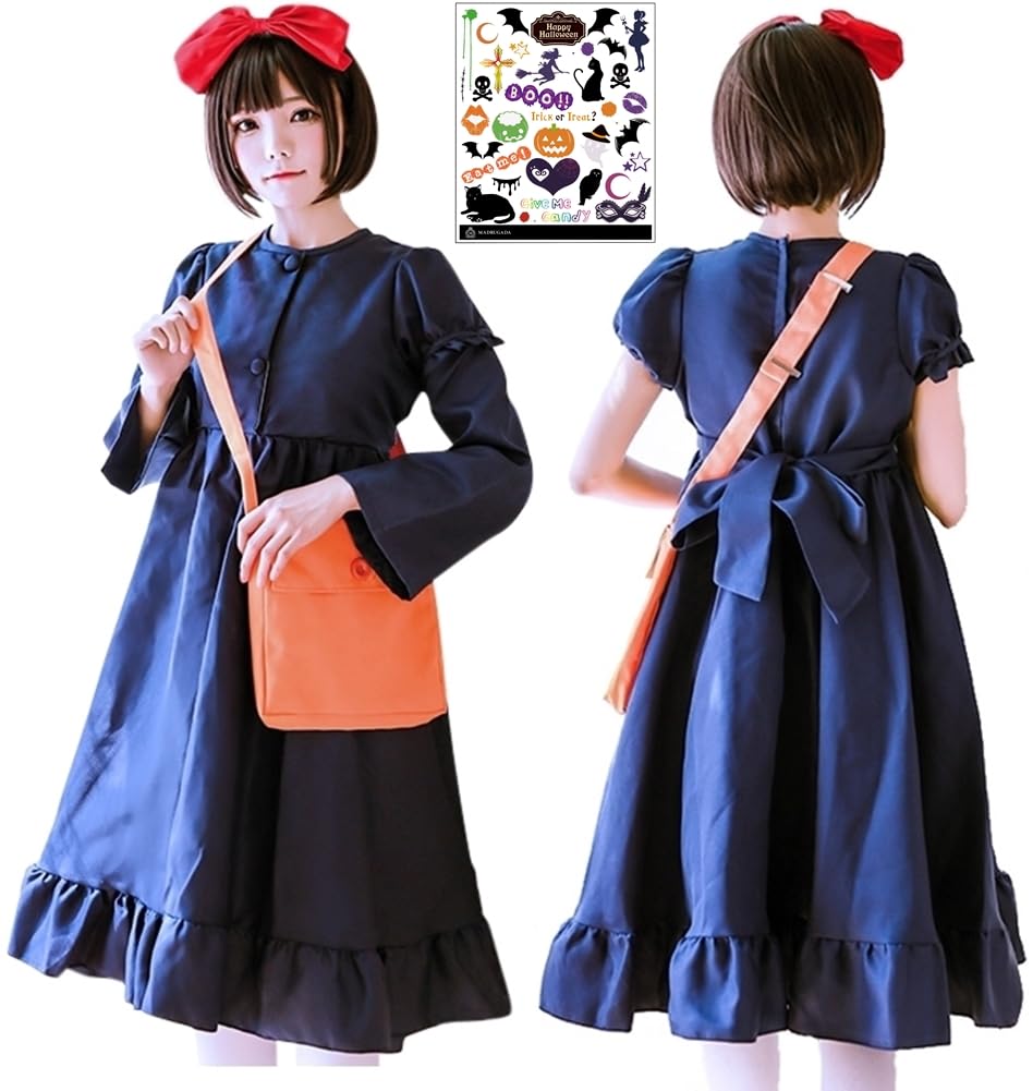 Amazon.co.jp: [マドルガーダ] 魔女 キキ コスプレ 衣装 大人用