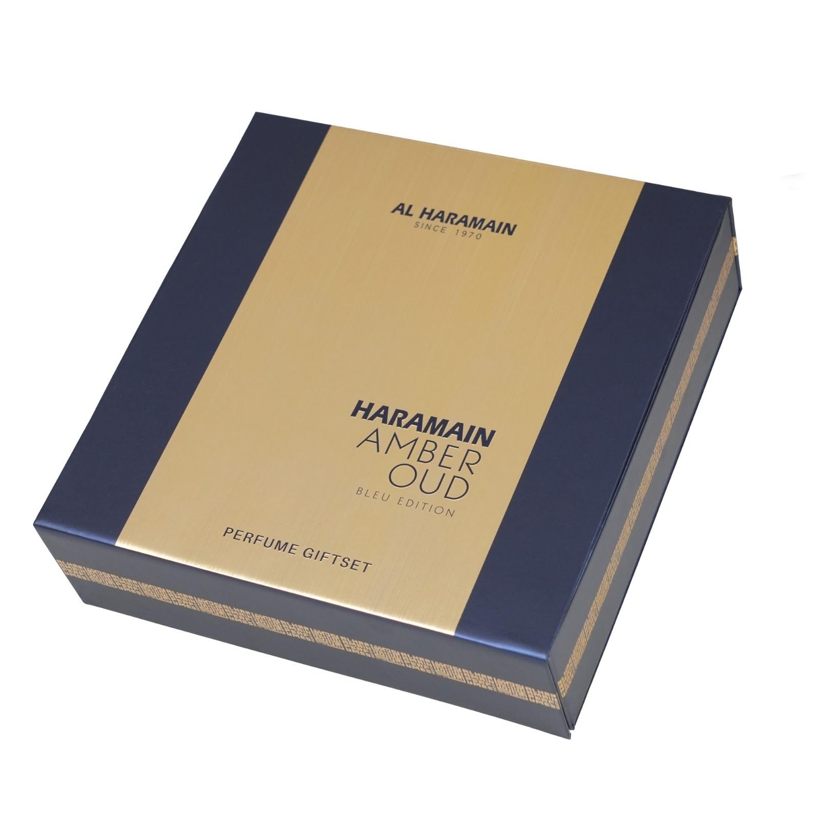 Al Haramain Amber Oud Eau de Perfume Spray (Bleu Gift Set)