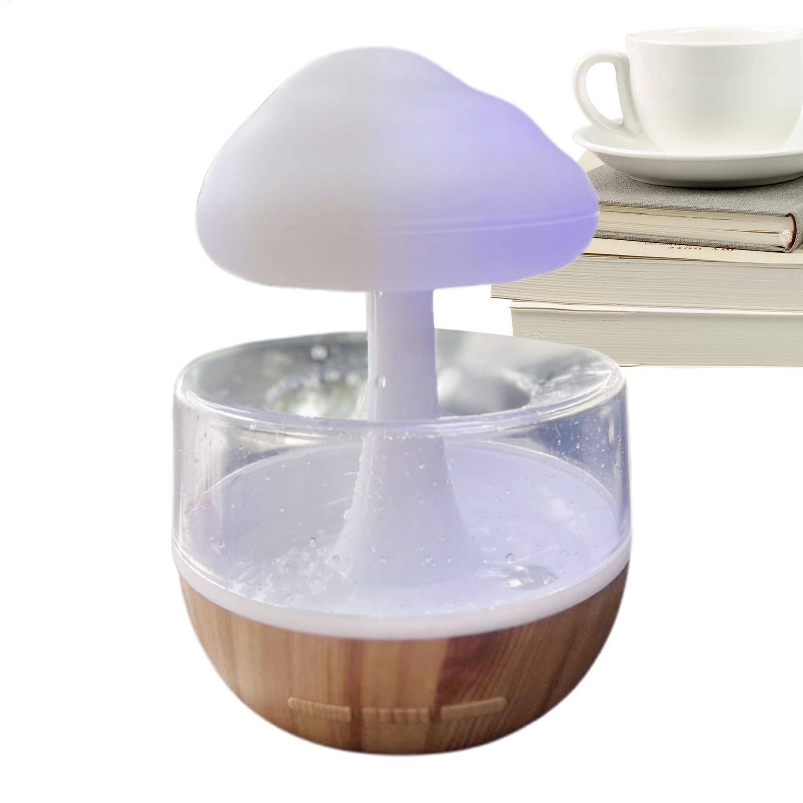 Humidificateur de nuage de pluie pour chambre diffuseur effet gouttes d'eau LED