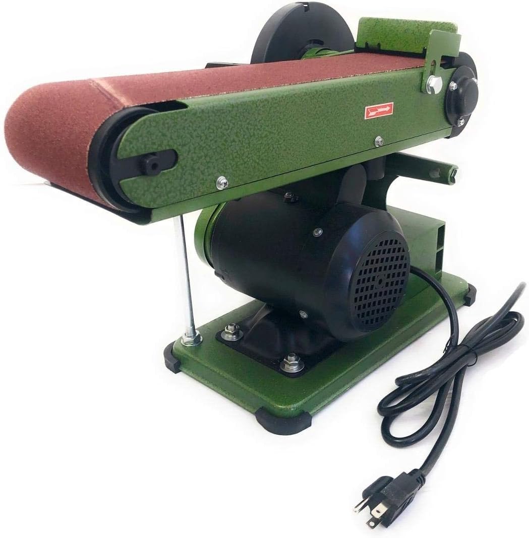 sebelah view of Belt and Disc Sander with power cord