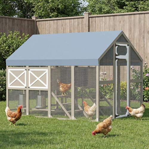 Large 8‑12 Chicken Coop with Walk‑in Run & Nesting Boxes