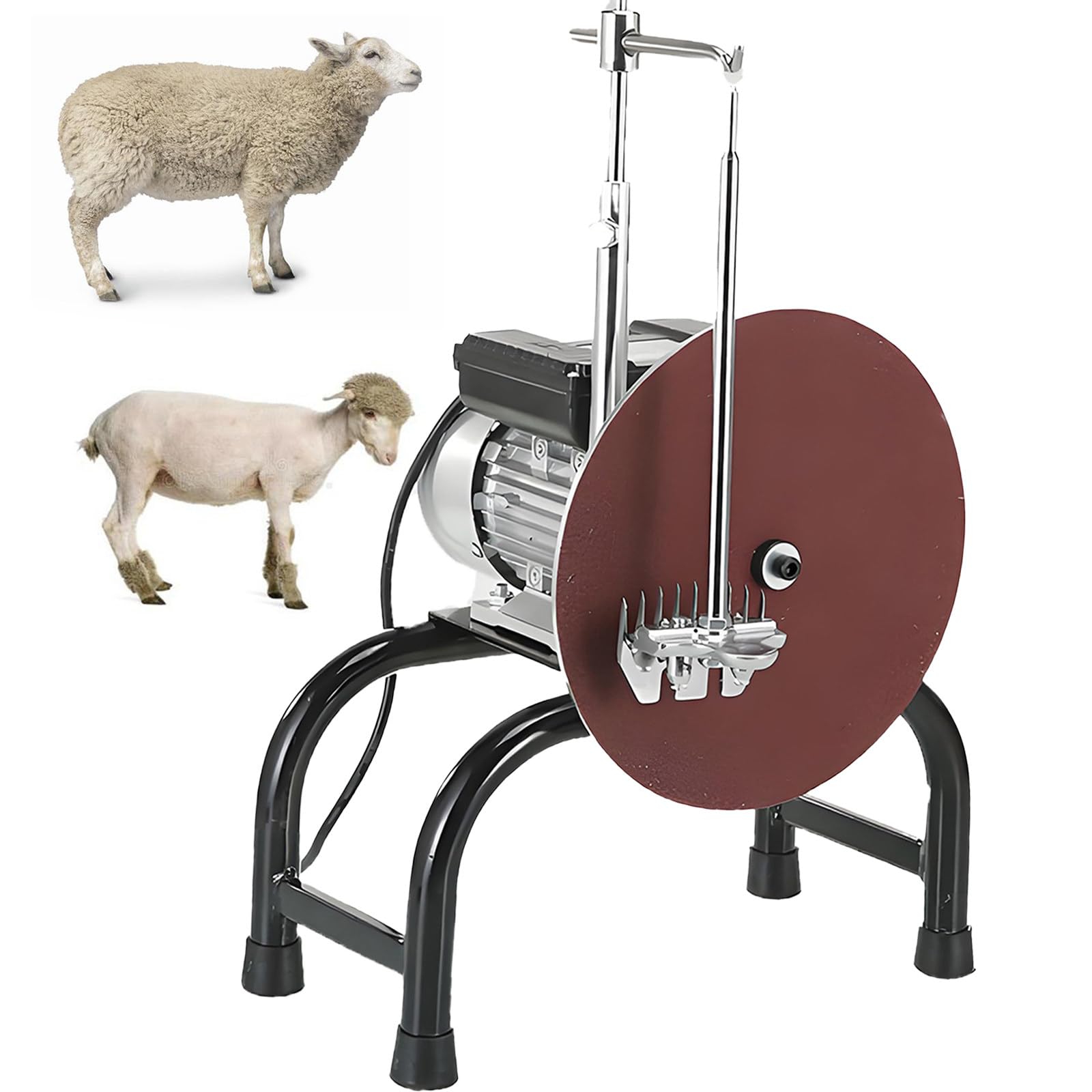 MiyKom Sheep Shears Sharpening Machine, Electric Sheep Shears, 2800 RPM, Portable Goat Shearing Sharpening Machine with Detachable Blades, Suitable for Family Livestock Farming