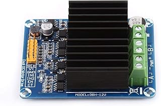 1Pc DC 5-12V Módulo de placa de controlador de puente de doble canal H 0A-30A Módulo de placa de controlador de controlador de velocidad del motor para motores de automóviles de juguete etc