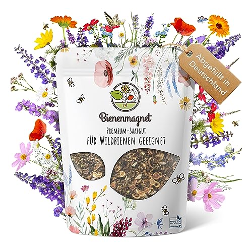 100g Premium Wildblumensamen für eine bunte Blumenwiese - Farbenfrohe & nektarreiche Blumensamen Mischung für Bienen & Schmetterlinge (inkl. GRATIS eBook)