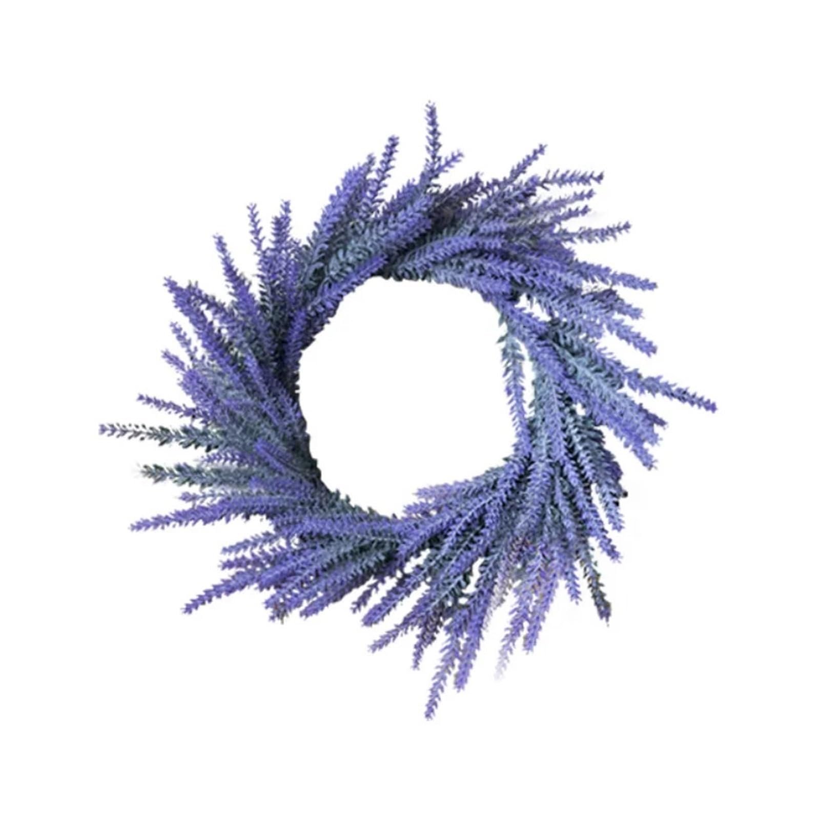 Summer Wreaths For Front Door Artificial Lavender Wreath Fake Lavender Flower Wreath For Front Door Farmhouse Door Wreath Summer Hanging Wall Window