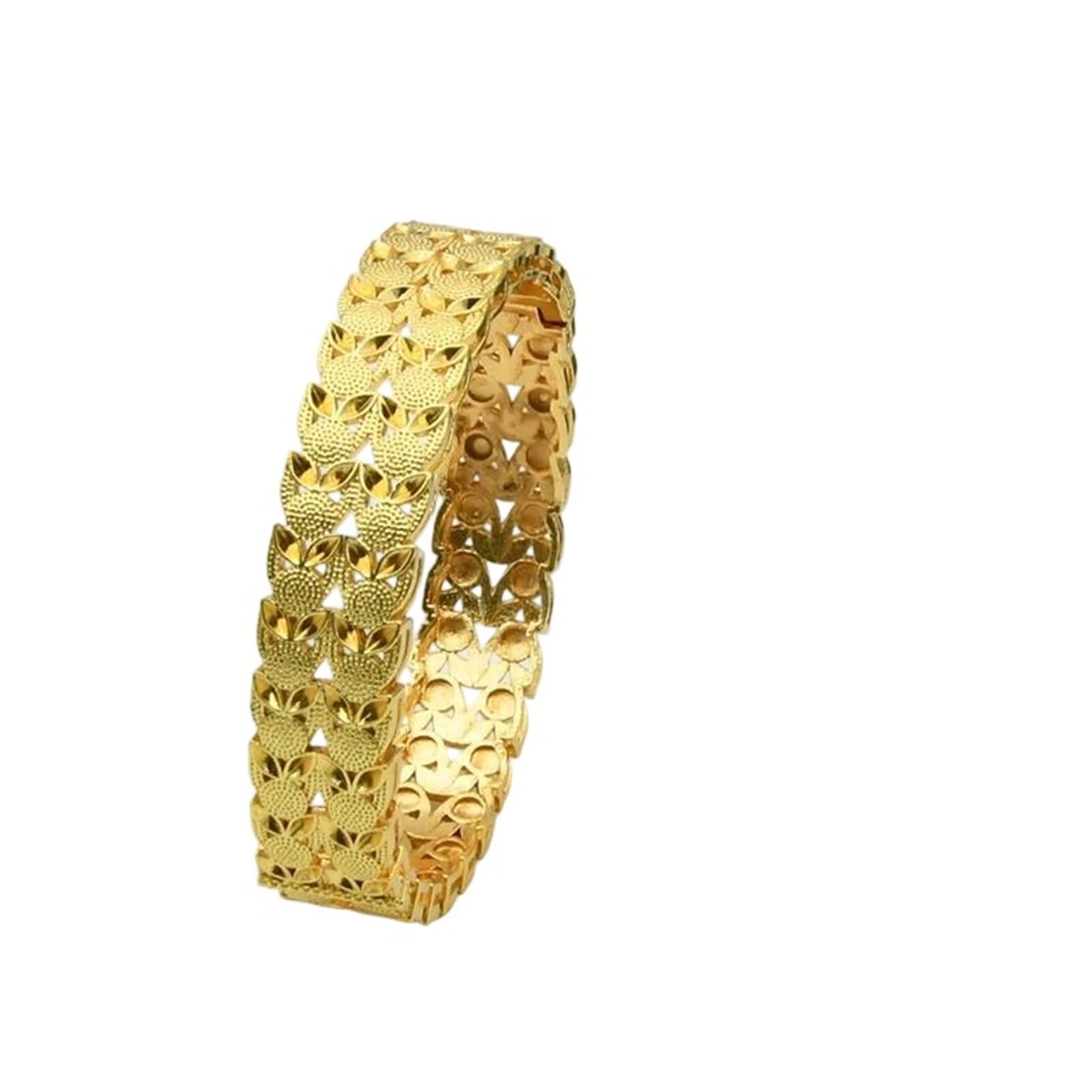 LLXYWJ Bracciale Rigido Regolabile da Donna Color Oro Largo 13 mm, caratterizzato da Un Polsino in Stile Designer per Una Dichiarazione di gioielleria Bohémien