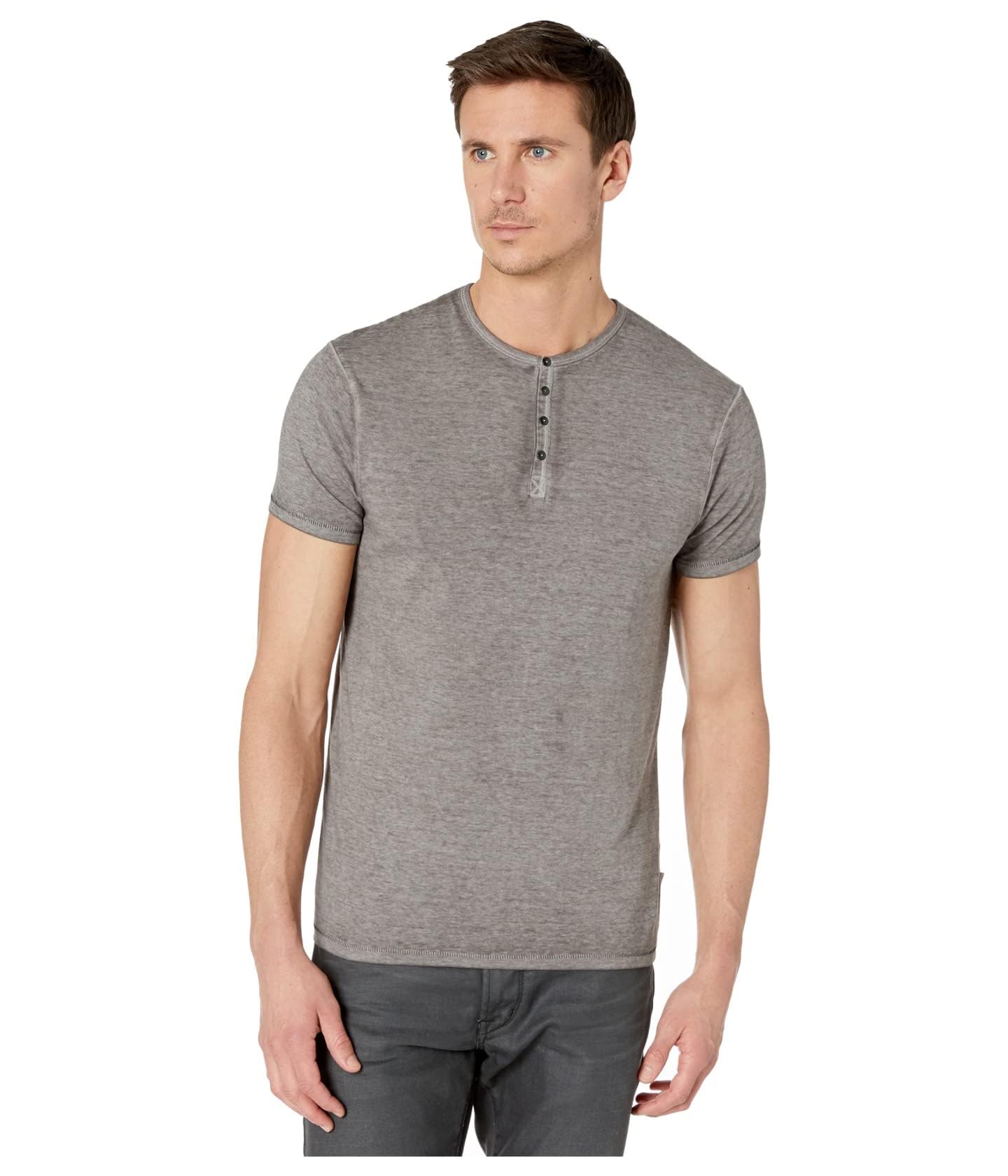 Mens Short Sleeve Kasum Henley