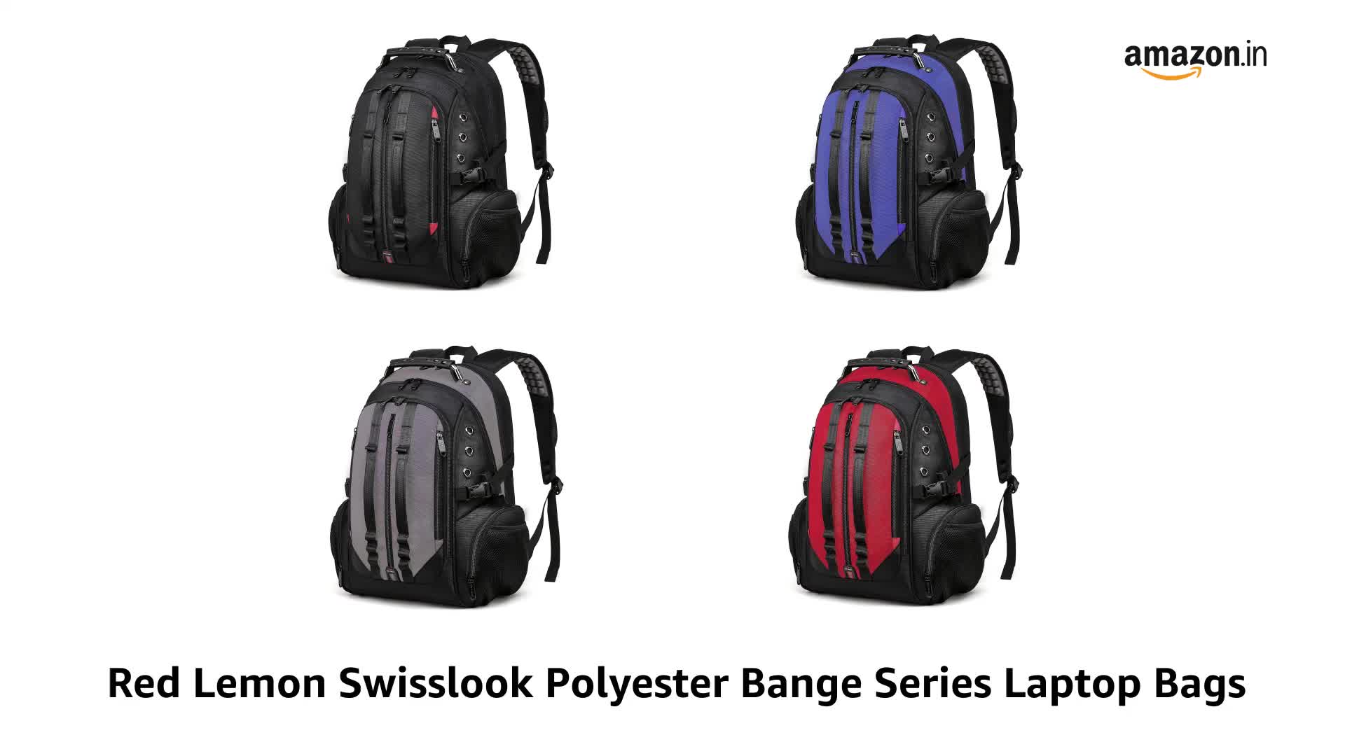 Red Lemon Swisslook Polyester Bange Series 40 to 45L 15.6-inch