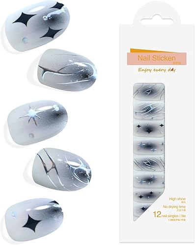 Tiras de esmalte de uñas de calidad de salón, 24 unidades, calcomanías de uñas de larga duración, no necesita luz UV, tiras de uñas de gel para disponible en Yaxa Mexico