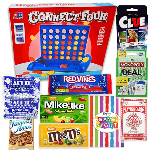 GAME NIGHT Gift basket for family, kids, teens & adults | Playing cards &...