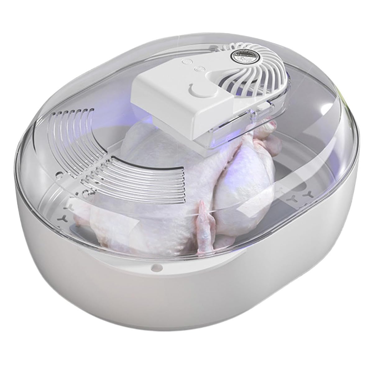 Schnelle Auftauplatte für Fleisch, Aluminiumlegierung, Entfroster-Tablett, USB-Ladegerät, Auftaumaschine für Fisch, Huhn, Steak, schnurloses Auftauzubehör