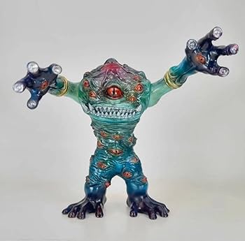 シカルナ工房　メギーラ　パープル　ソフビ Amazon.co.jp: シカルナ工房 メギーラ4期 ソフビ 百目シカフェス