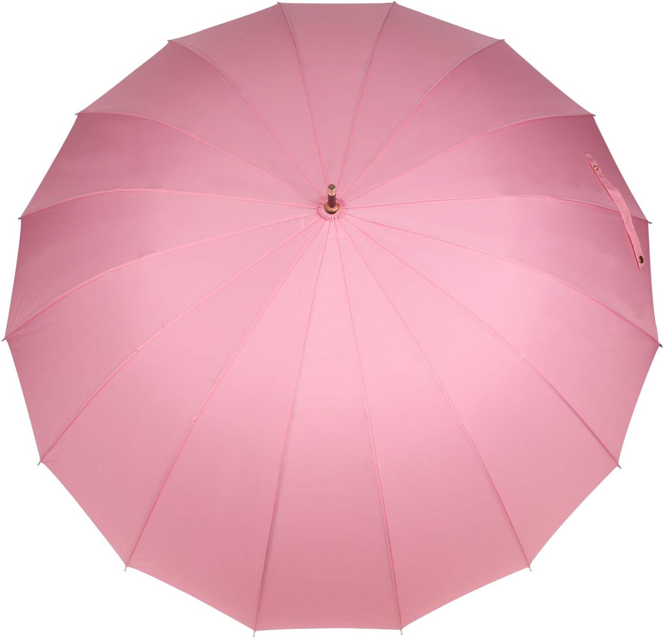 Meichoon Manual Open & Close Umbrella with 16 Ribs - Durable, Strong, 210T Fiber, Waterproof, Windproof for Sports