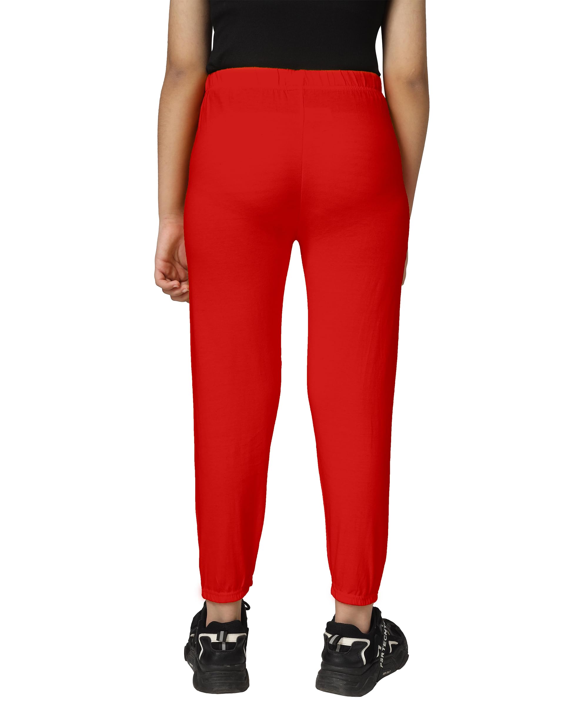 KYDA KIDS Mädchen Sporthose mit mittlerer Leibhöhe, 100% Baumwolle, normale Passform, 2 Stück