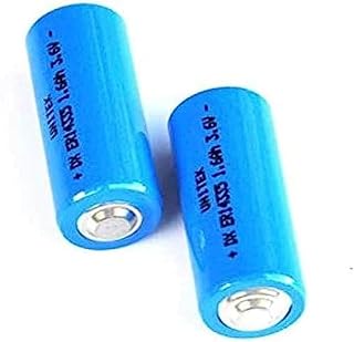 Compatible for 2PCS ER14335 2 / 3AA 3 6V Lisocl2 Lithium Batteries 2/3 AA 14335 PCL Primary Dry Cell 1600mAh Gas Meter Replace for