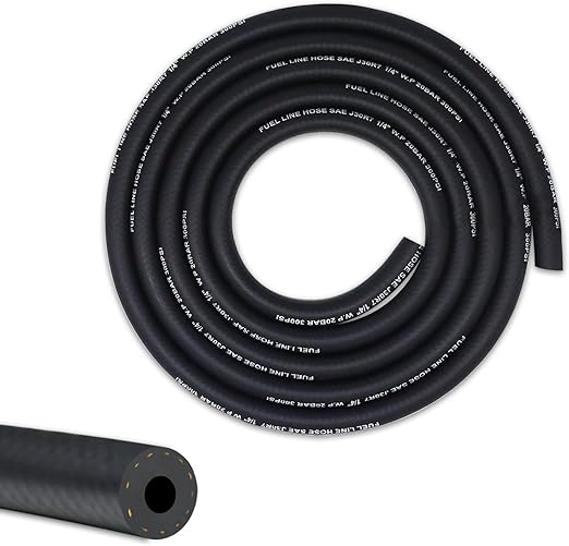 1/4 Fuel Line, Fuel Line Hose 10 Feet, NBR Rubber Gasoline Tube