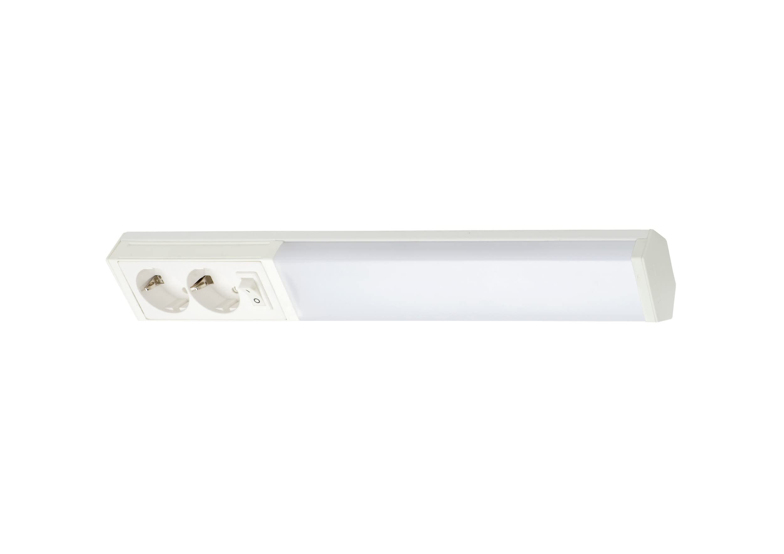 AIRAM Handy 450 IP21 5W 830/840 DSO WH Oświetlenie stołowe LED z 2-kierunkowym gniazdem 40 000 godzin. Biały