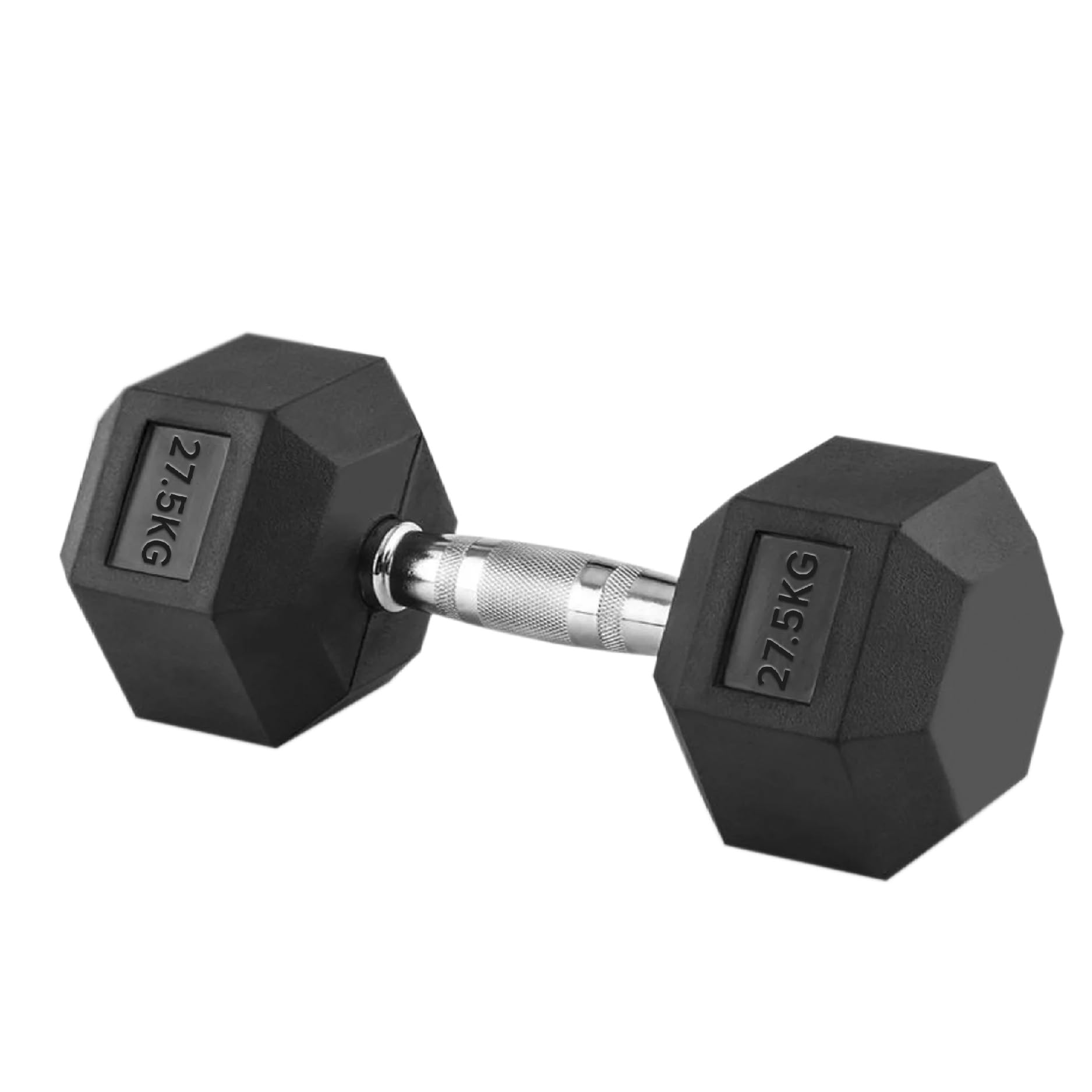 Hex Dumbbells 2.5kg to 60kg Anti-Roll Design Rubber Coated Free Weights Dumbbell Set for Home Gym Strength Training Muscle Toning & Weightlifting