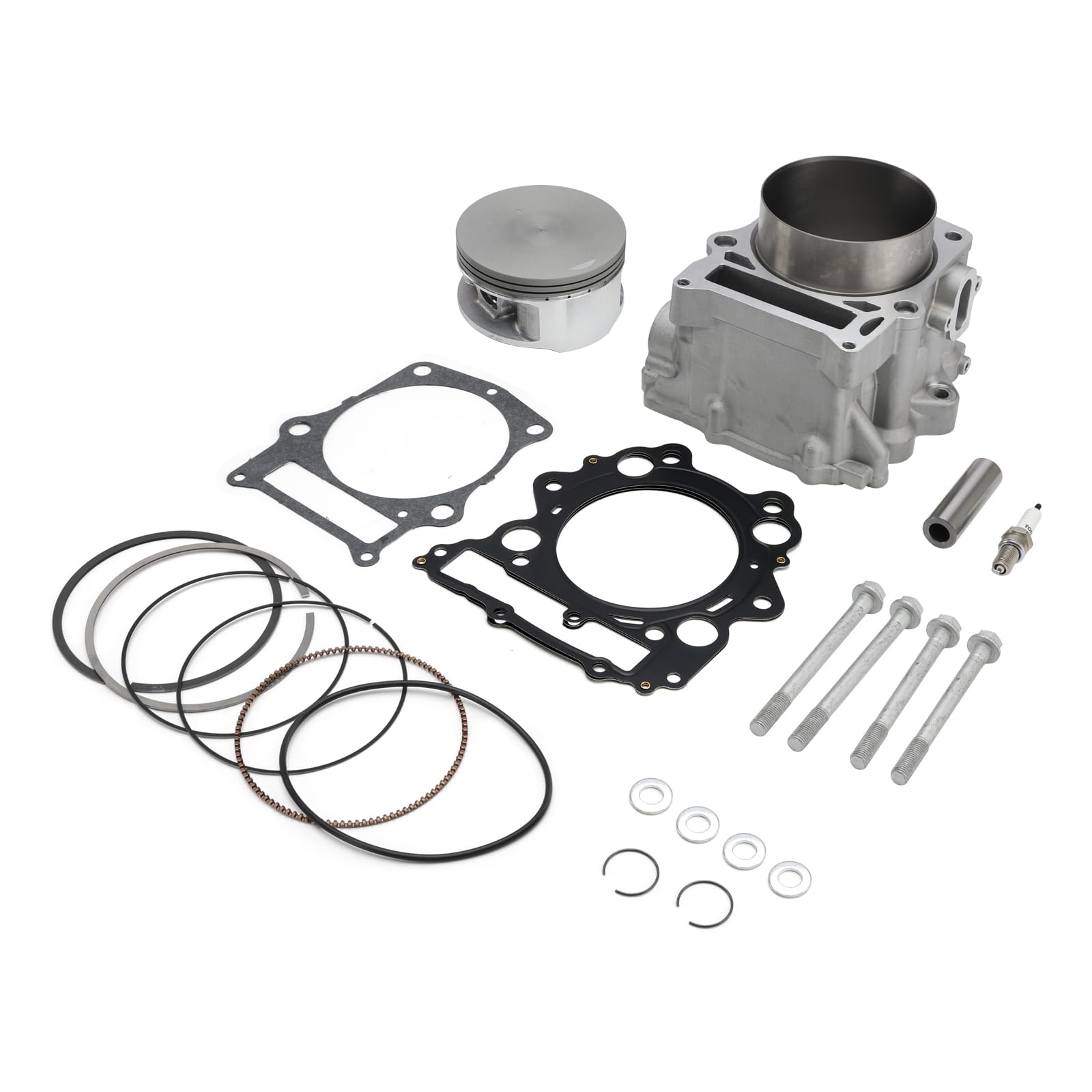 Topteng 102mm Big Bore Kit 686 Cylinder Top End Rebuild apto para Yamaha Grizzly YFM 660 02-08