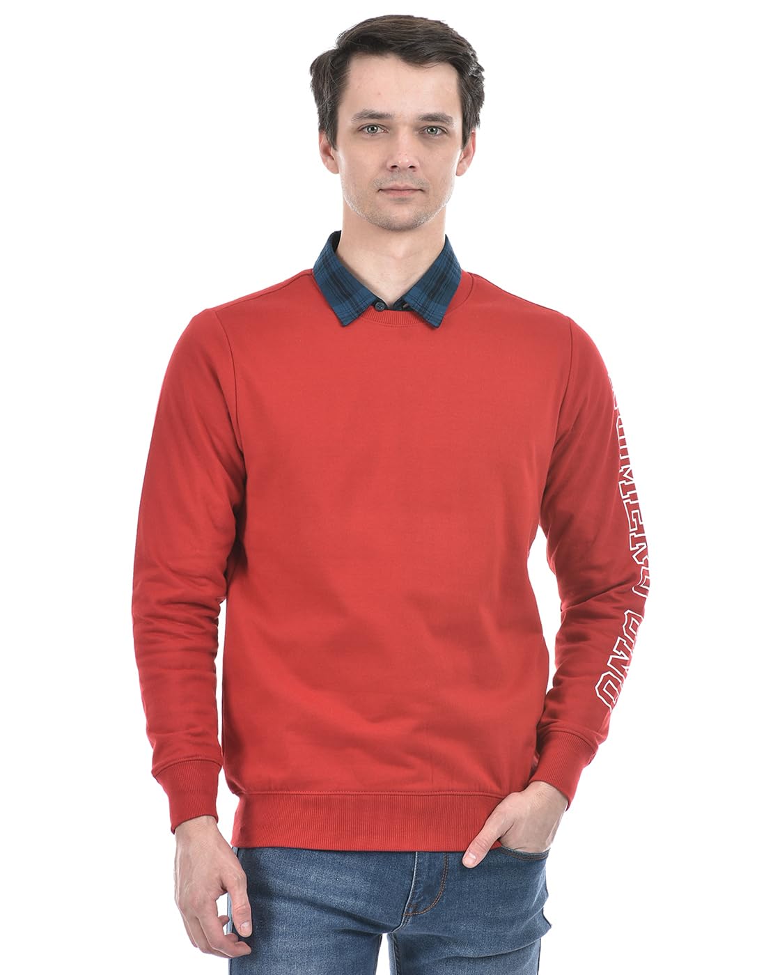 numero uno Men Fleece Crew Neck Sweatshirt-picture-23