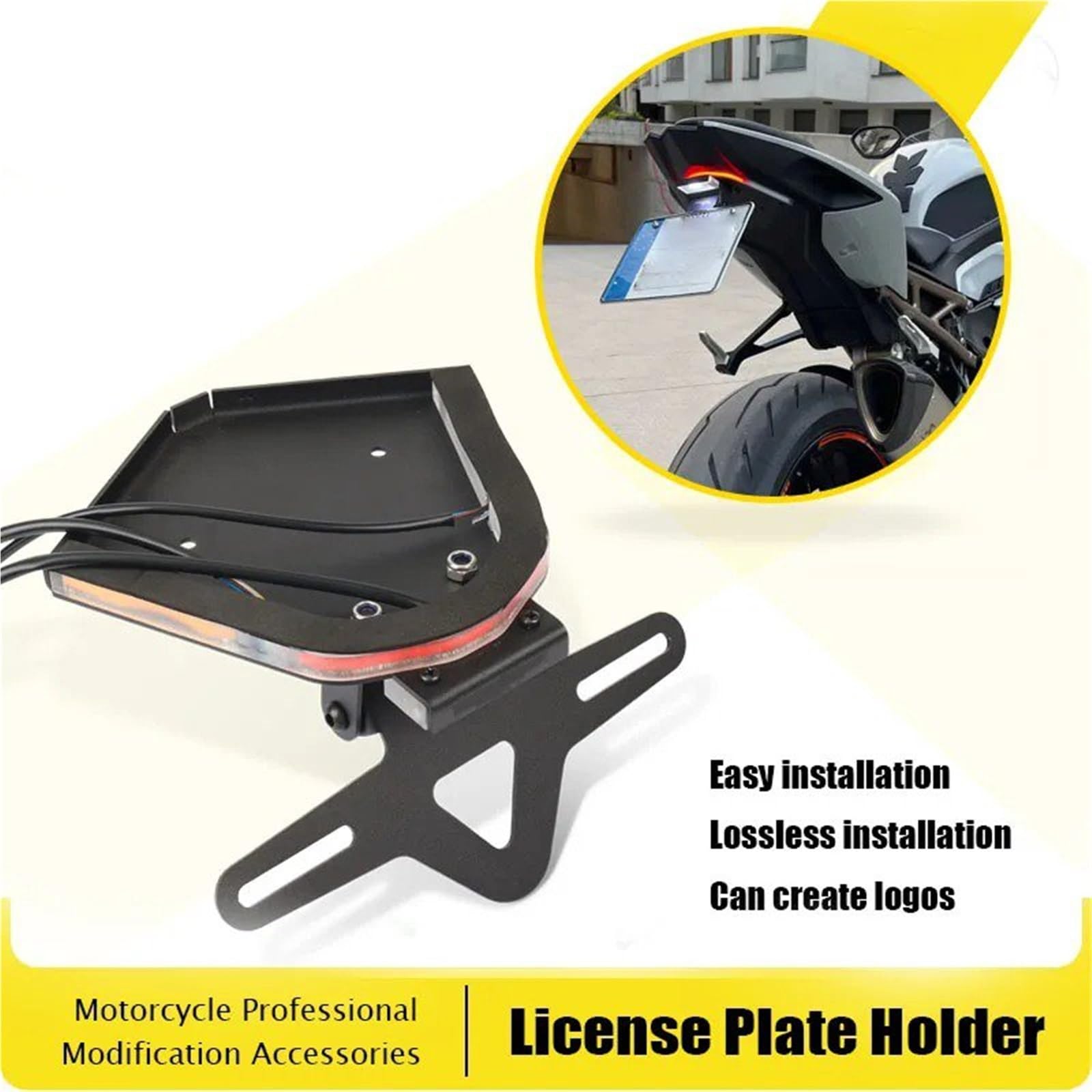 Portatarga Per Moto Per S1000RR S1000 RR 2019-2022 S1000R 2021-2022