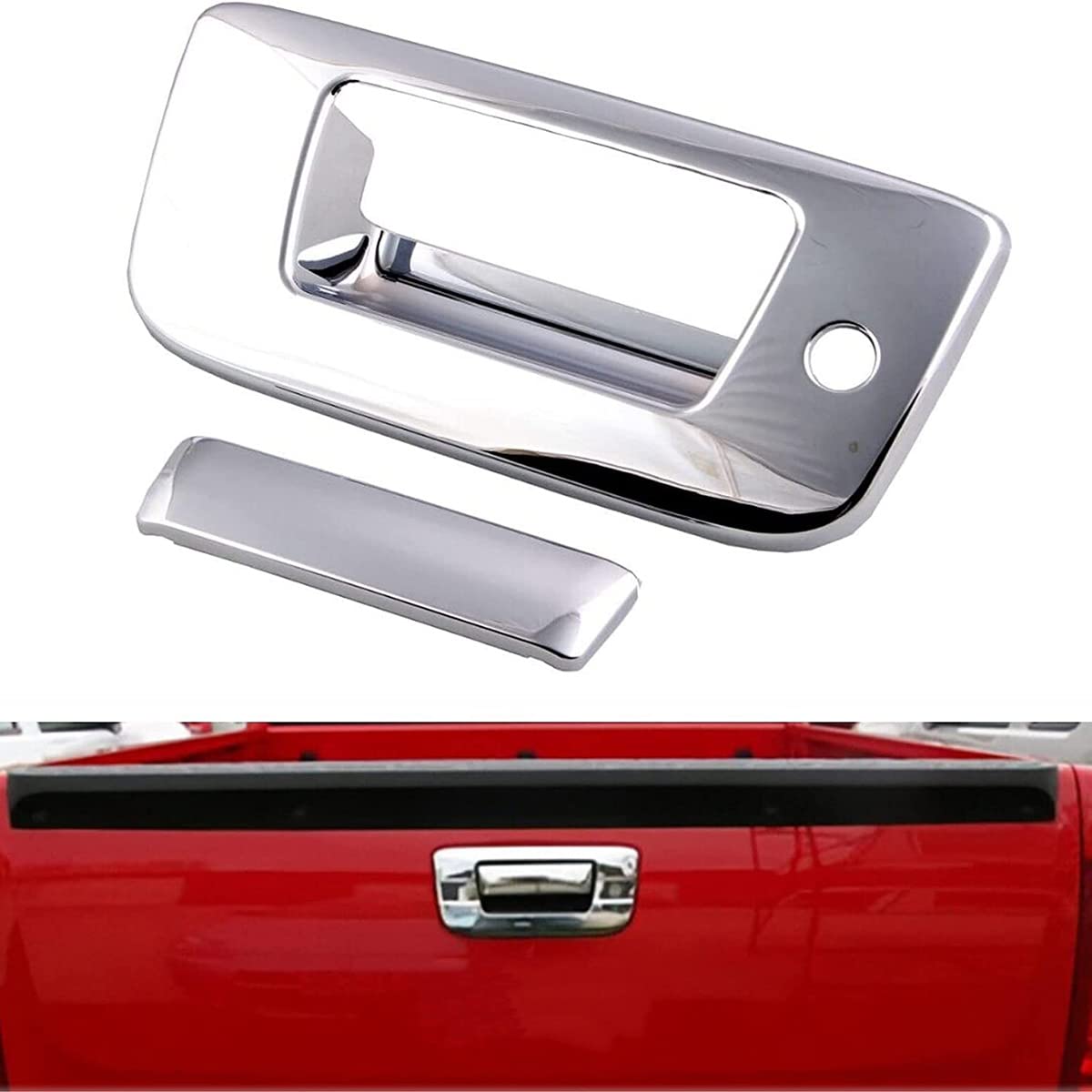 AVS 686566 AVS 15-18 Chevy Silverado 1500 (w/o Rear Camera) Tailgate Handle Cove - Foto 9