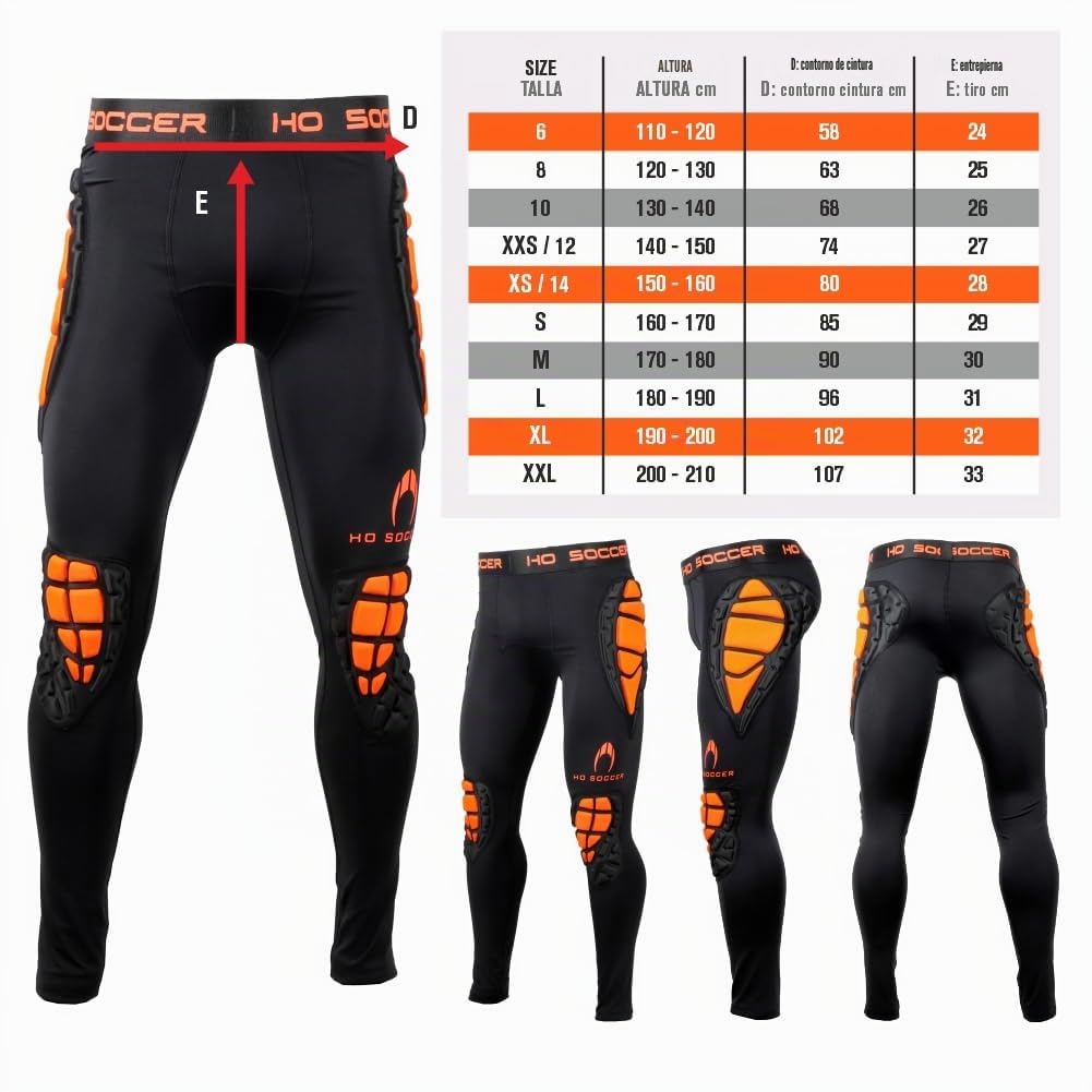 Pantalones Largos de Portero Impact, con Protecciones, Unisex niños.