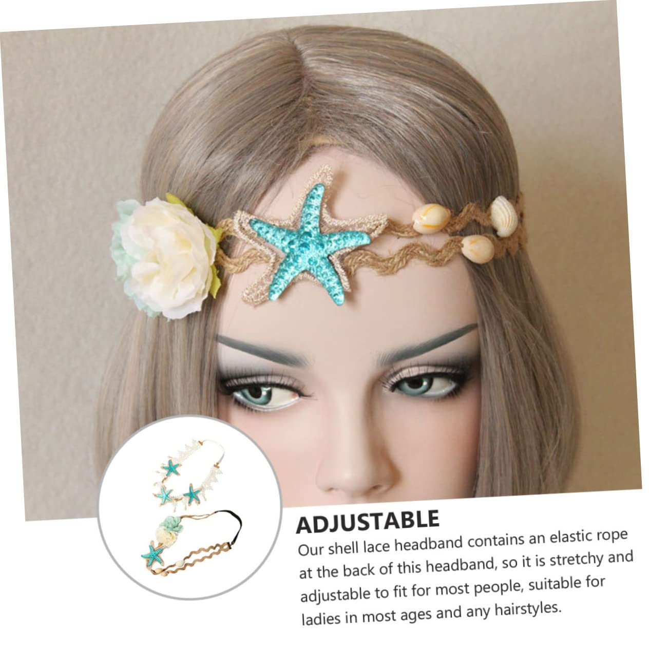 DOITOOL 6pezzi Fascia Elasticizzata Look Estivi Accessorio Versatile Per Cerimonie e Al