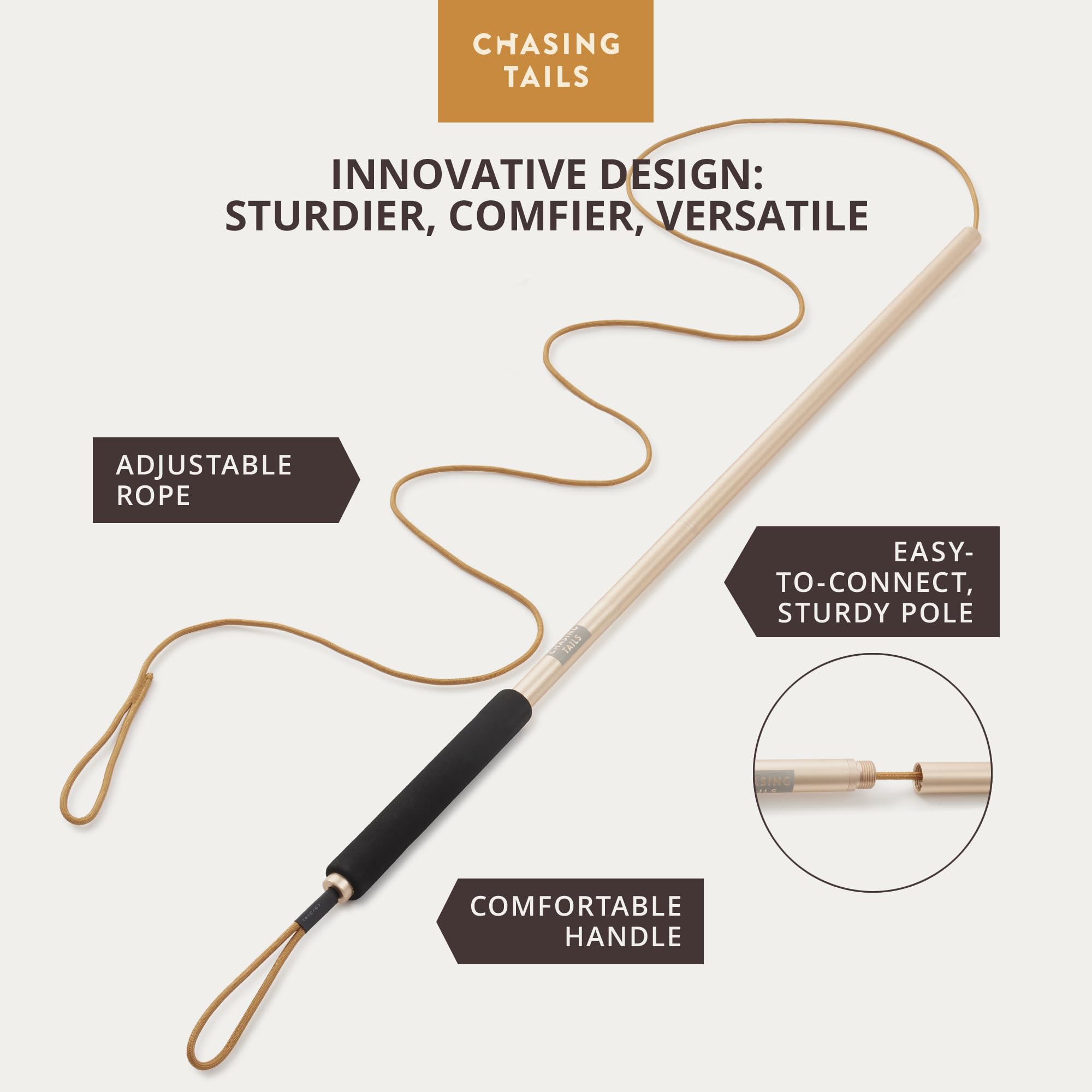 Chasing Tails - 91,4 cm Flirtstange