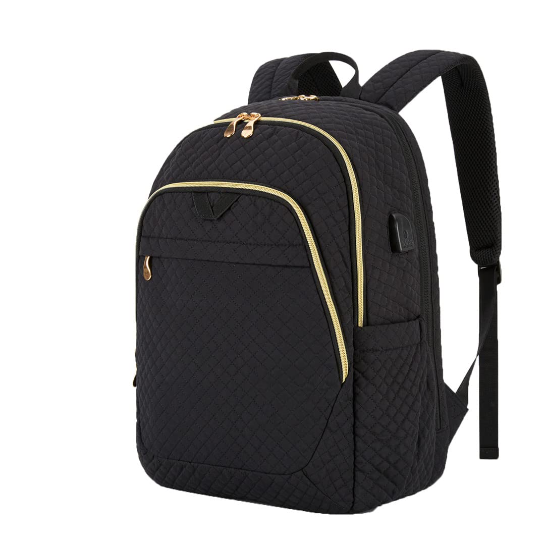 Grande Capacità Zaino Espandibile Donne Usb Ricarica 17.5 '' Affari Laptop Zaini Borsa Da Viaggio, Computer portatile da 15,6 pollici2